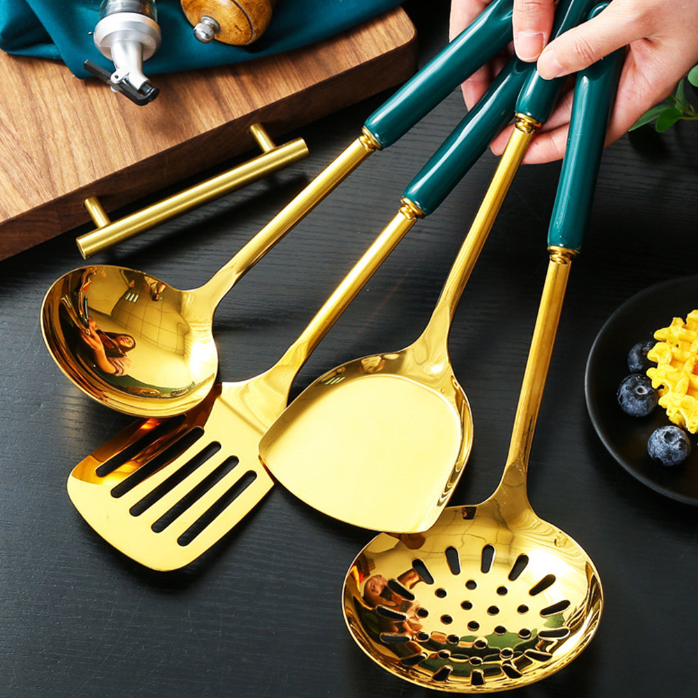 Home Cooking Utensil Set - 1Set Stainless Steel Kitchenware Set Food