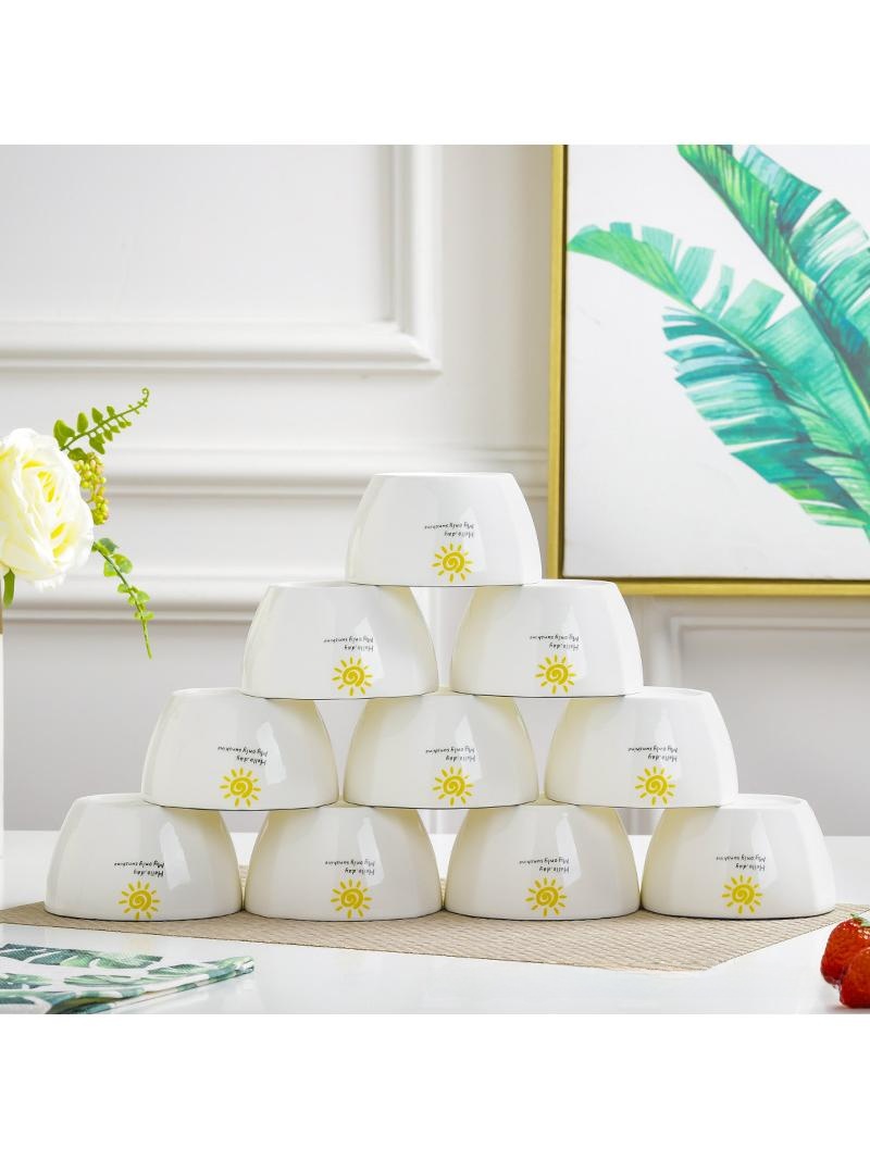Home Cooking Utensil Set - 610pcs Ceramic Bowls Set for Home