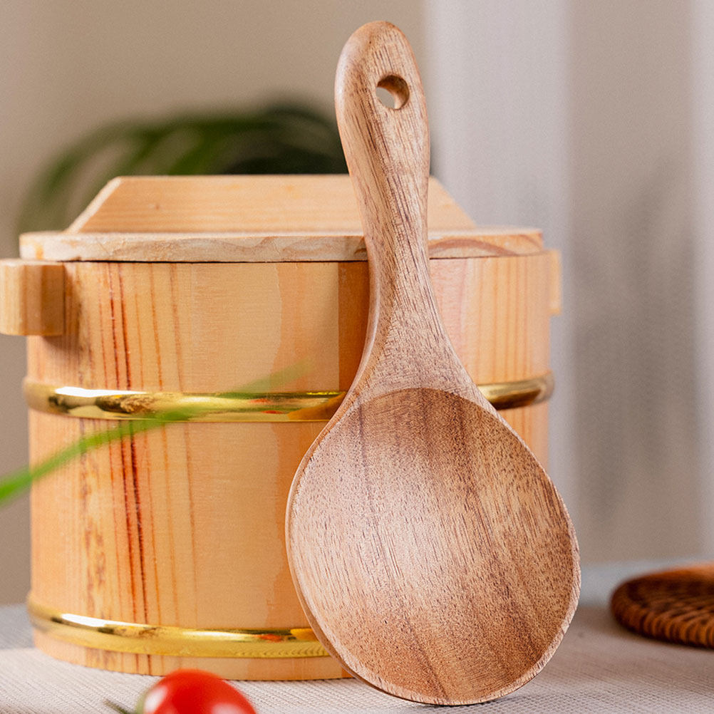 1Set Wooden Spoon Utensil Set  - Home Cooking Utensil Set ulasan dan harga