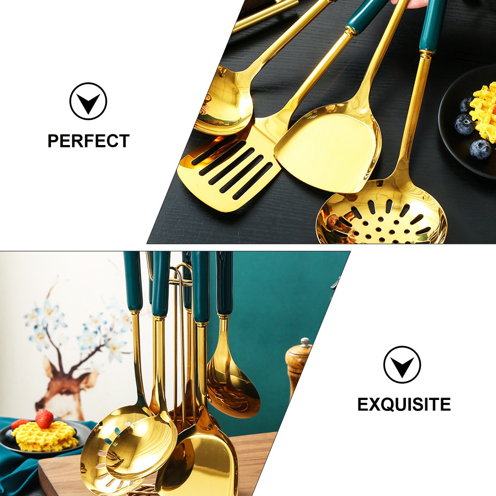 1Set Stainless Steel Kitchenwa - Home Cooking Utensil Set ulasan dan harga