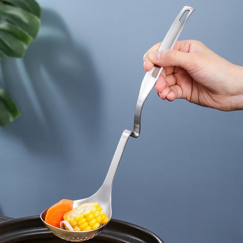Long Handle Soup Spoon Set Dur - Home Cooking Utensil Set ulasan dan harga