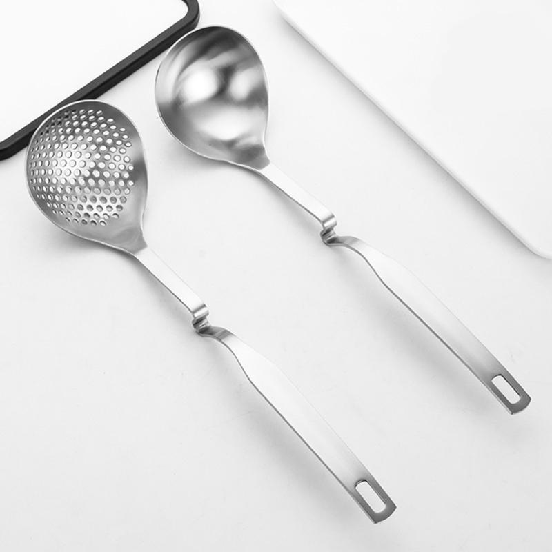 Long Handle Soup Spoon Set Dur - Home Cooking Utensil Set ulasan dan harga