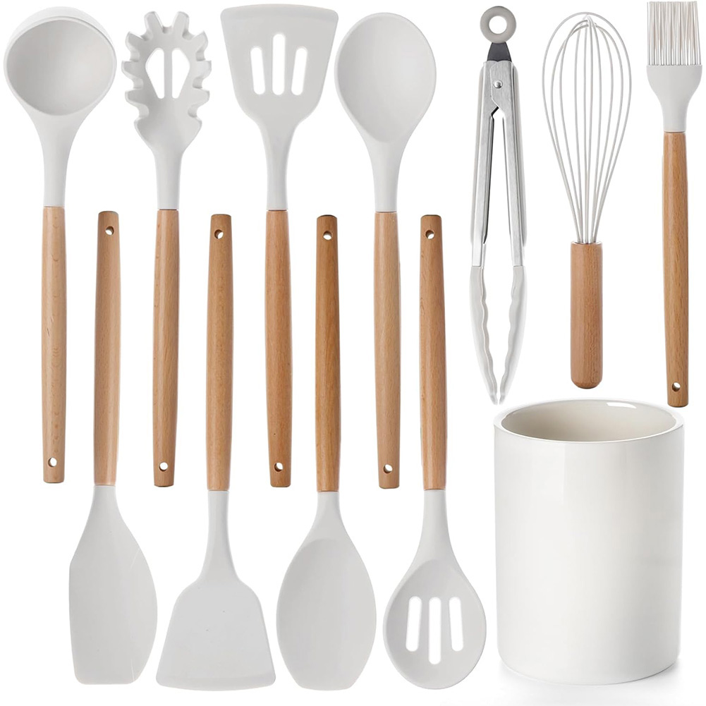 12Pcs Kitchen Utensil Set Cook - Home Cooking Utensil Set ulasan dan harga