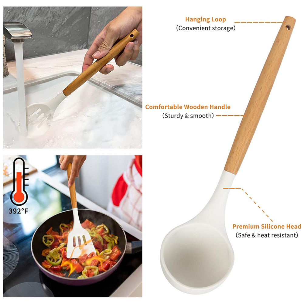 12Pcs Kitchen Utensil Set Cook - Home Cooking Utensil Set ulasan dan harga