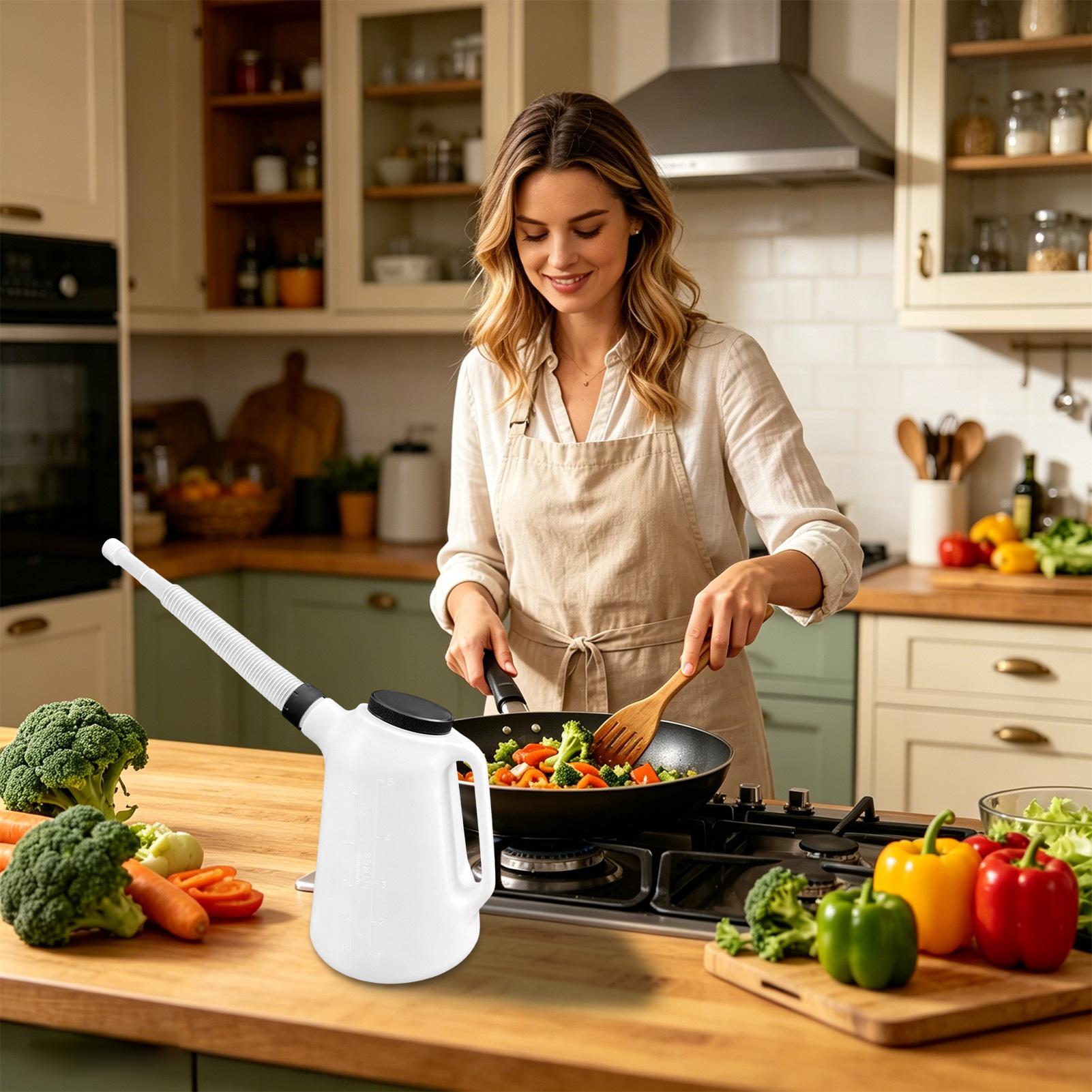 Oil Fill Jug 5L Fluid Jug with - Home Cooking Oil Making Machine ulasan dan harga