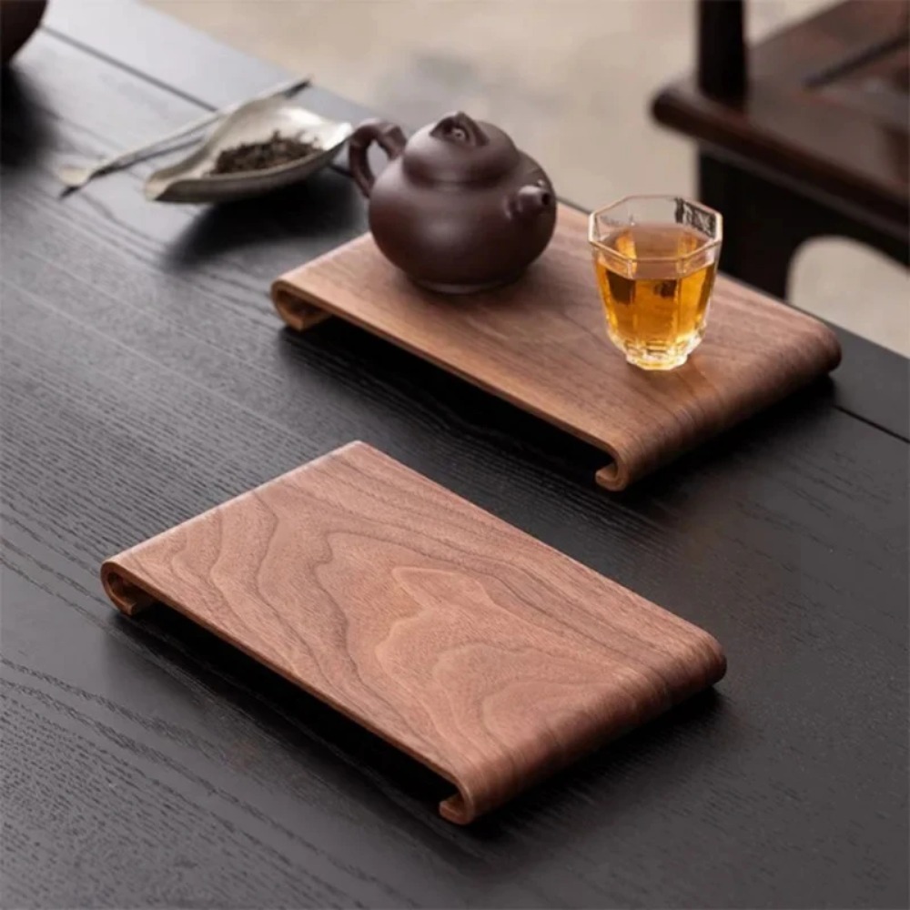 Wooden Coffee Tea Tray Rectang - Home Cooking Dishes ulasan dan harga