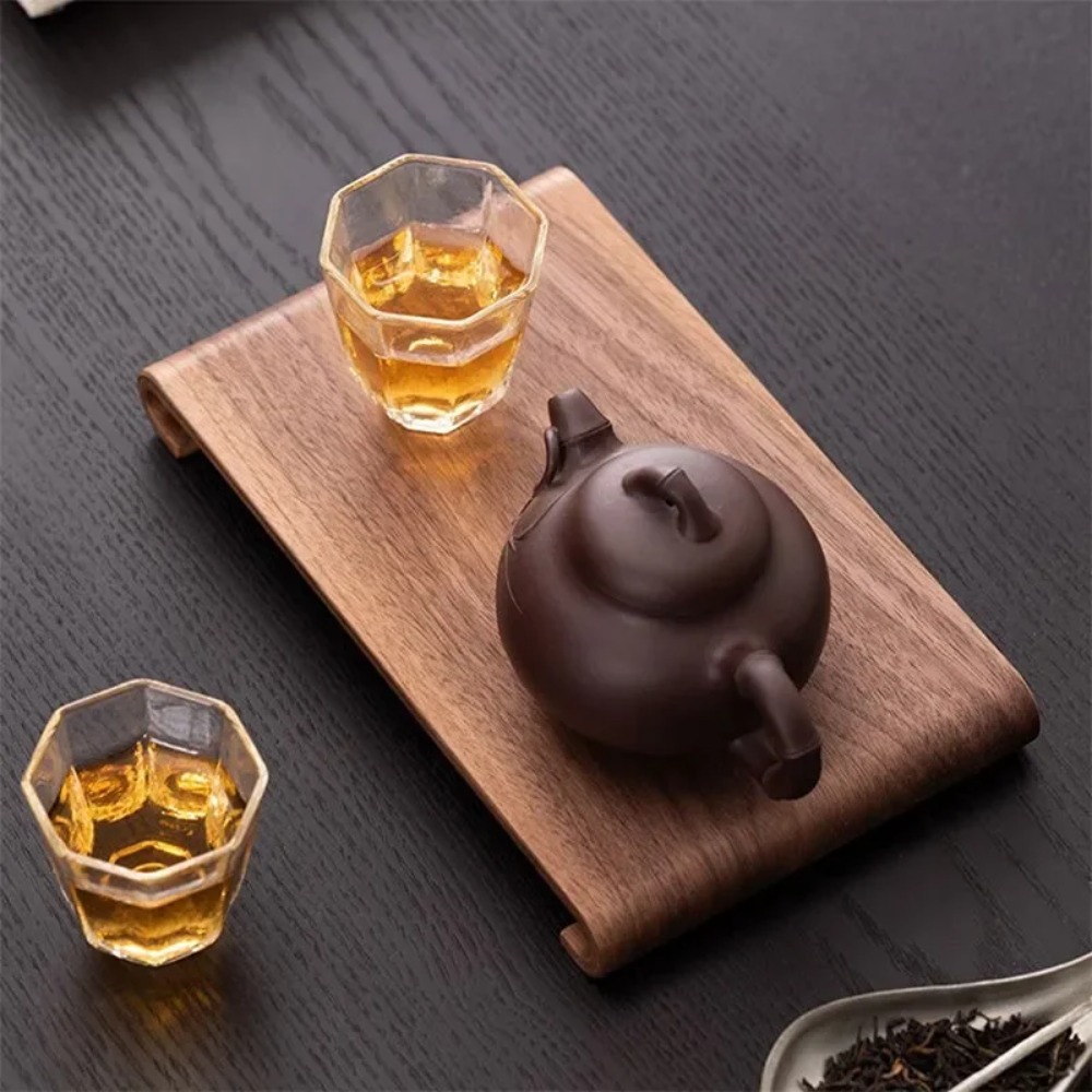 Wooden Coffee Tea Tray Rectang - Home Cooking Dishes ulasan dan harga