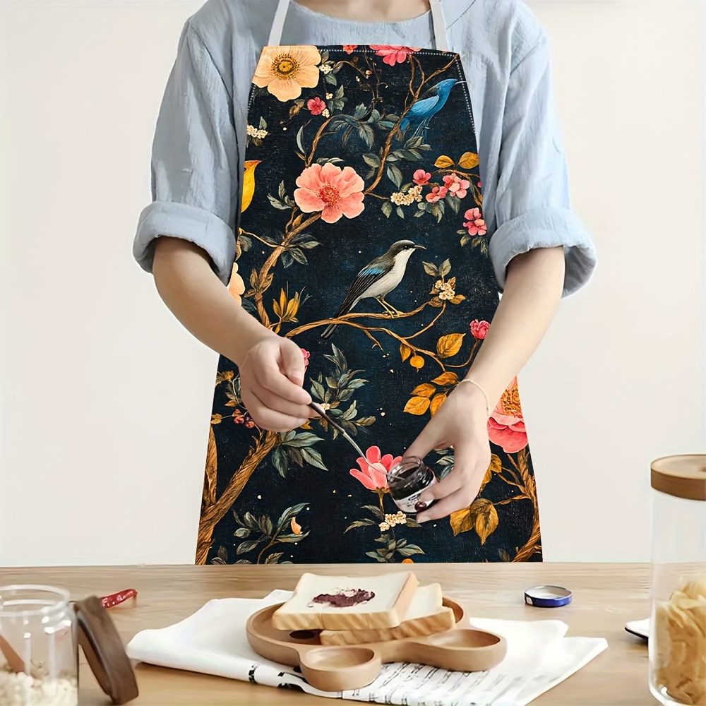 1pc, Vintage Floral Bird Print - Home Cooking Ideas ulasan dan harga