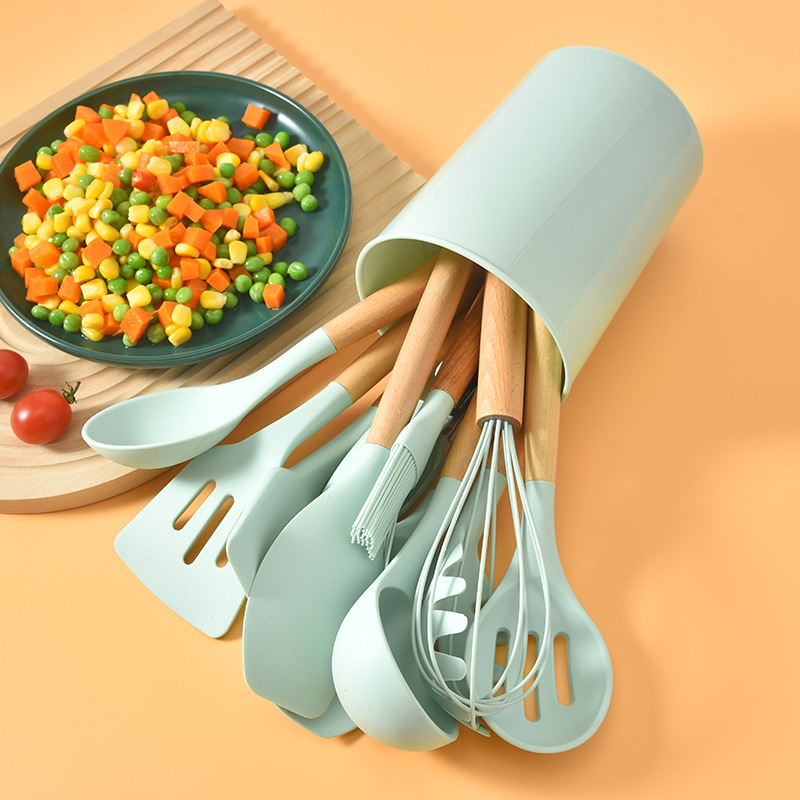 12Pc Kitchen Utensil Set Cooki - Home Cooking Utensil Set ulasan dan harga