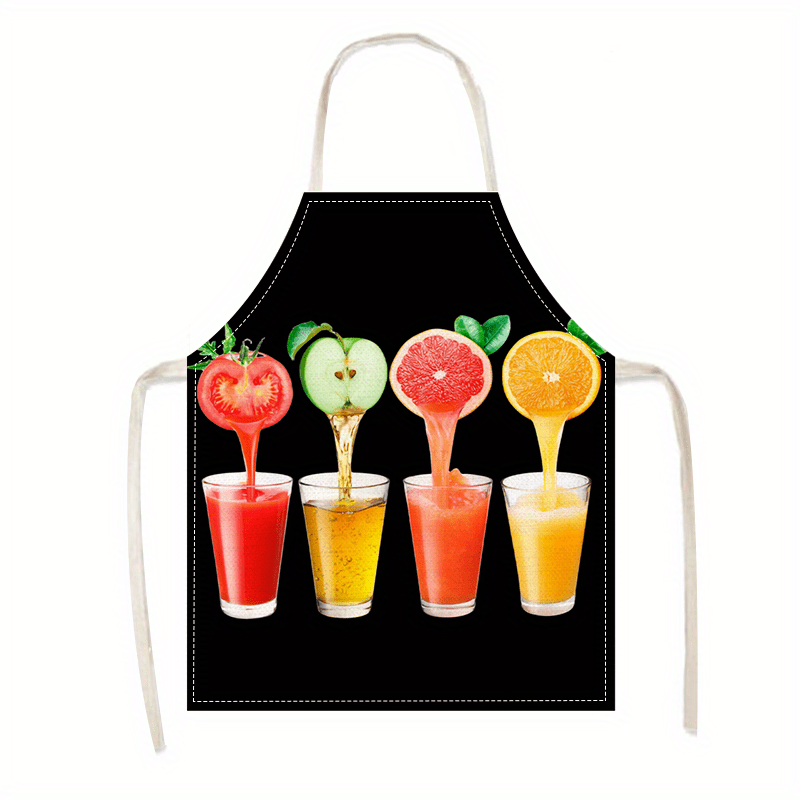 Linen Apron Fresh Juice Fruit  - Home Cooking Ideas ulasan dan harga