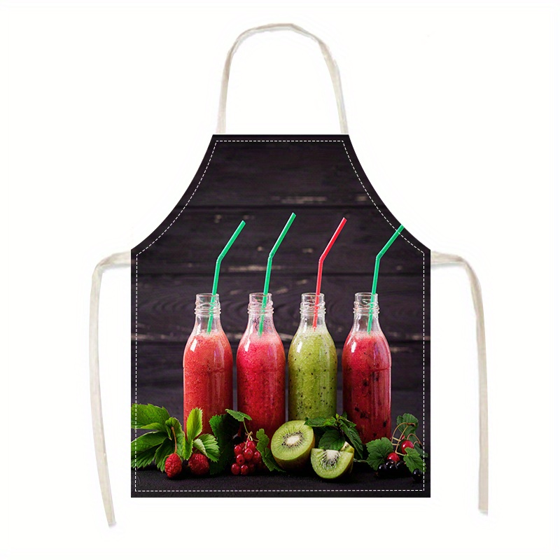 Linen Apron Fresh Juice Fruit  - Home Cooking Ideas ulasan dan harga