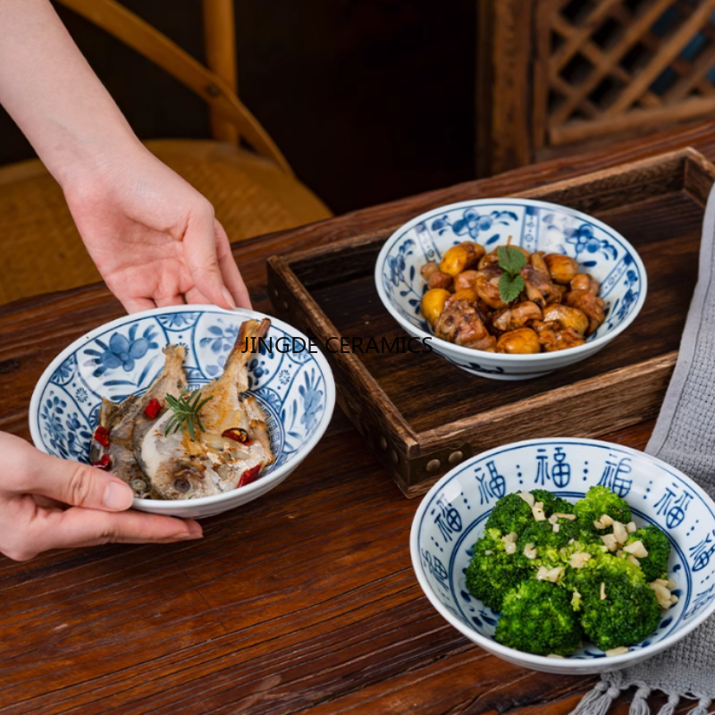 1pc Chinese Style Ceramic Tabl - Home Cooking Dishes ulasan dan harga