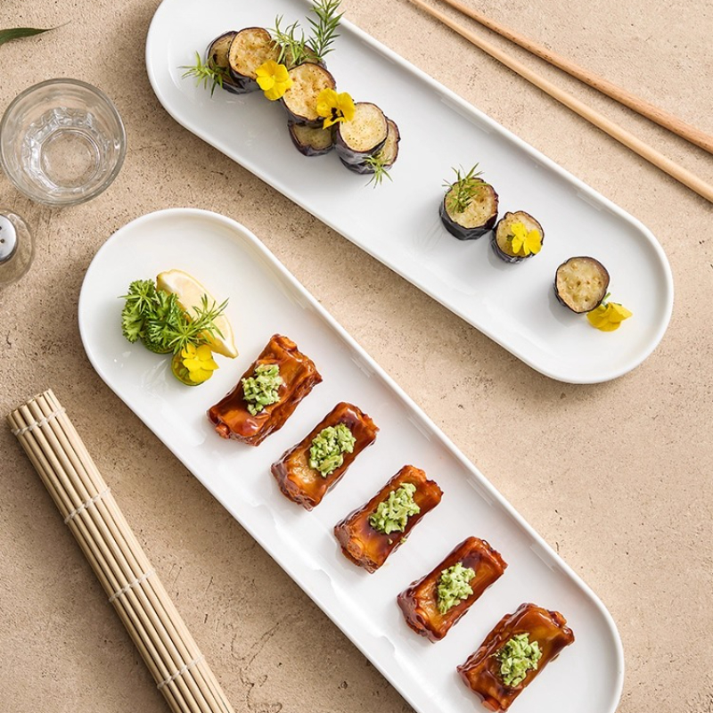 Irregular Shape Ceramic Steak  - Home Cooking Dishes ulasan dan harga