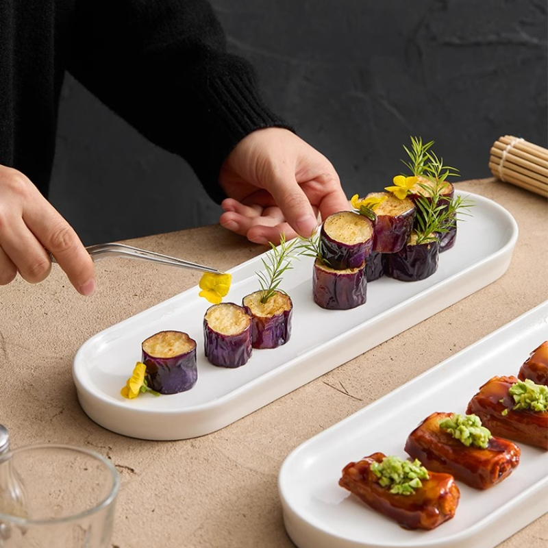 Irregular Shape Ceramic Steak  - Home Cooking Dishes ulasan dan harga