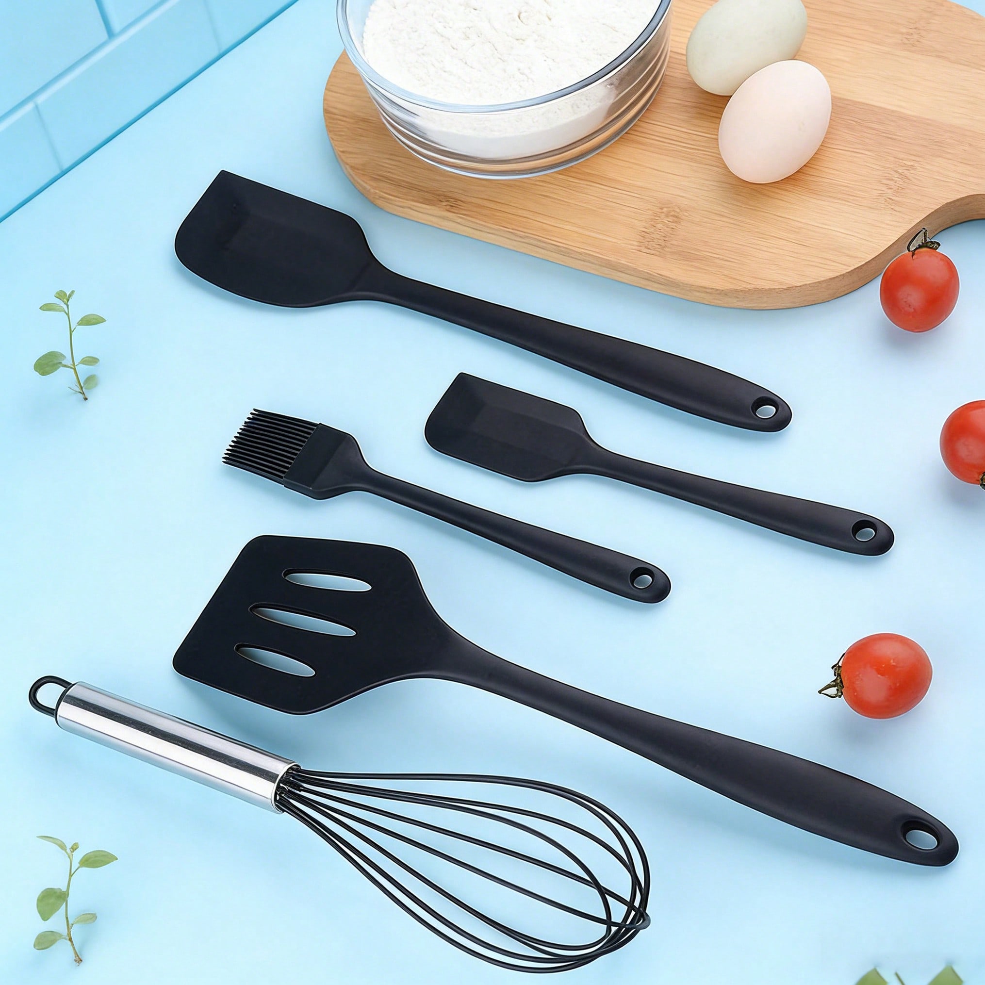 Silicone Cooking Utensils Set, - Home Cooking Utensil Set ulasan dan harga