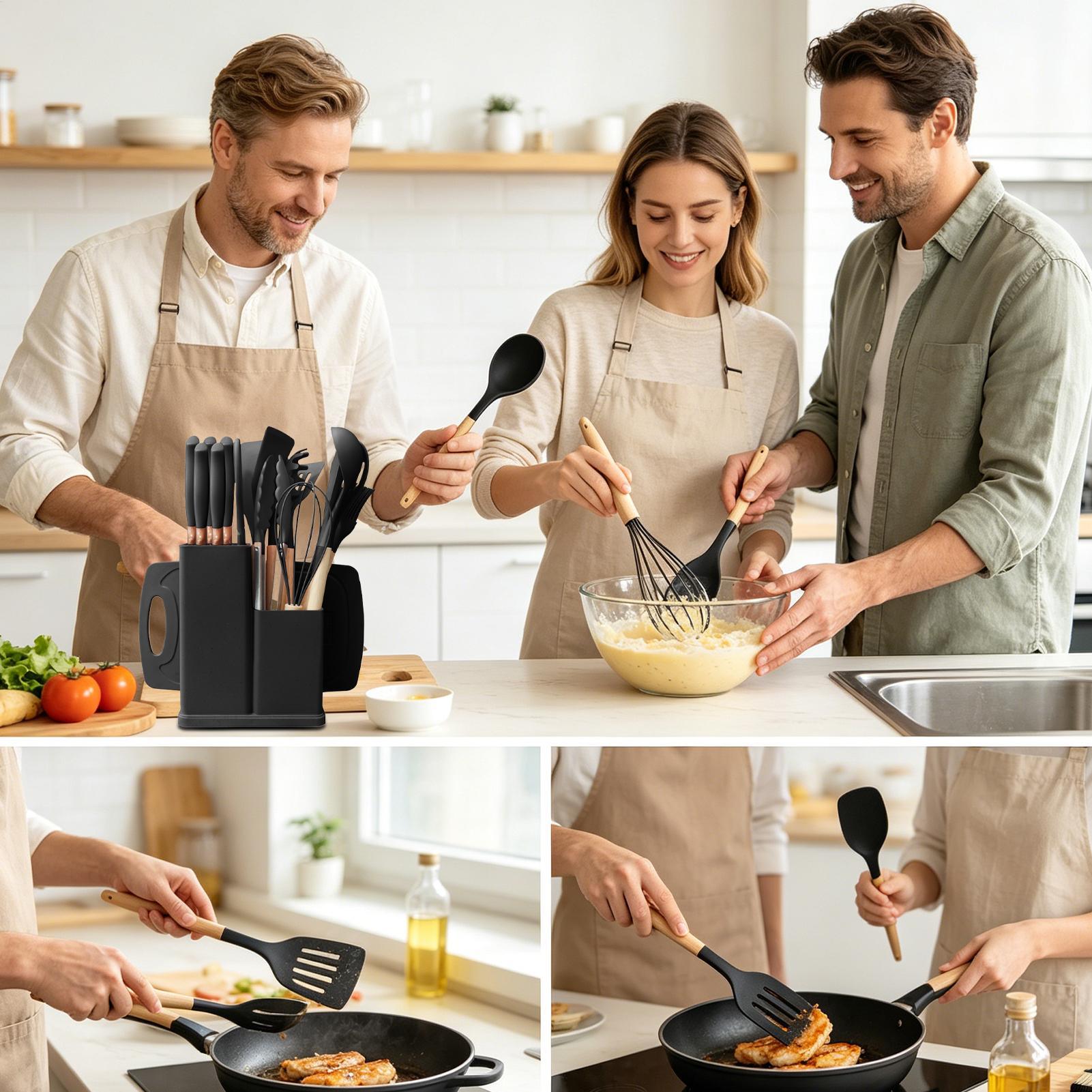 Cooking Utensils 19-Piece Nons - Home Cooking Utensil Set ulasan dan harga