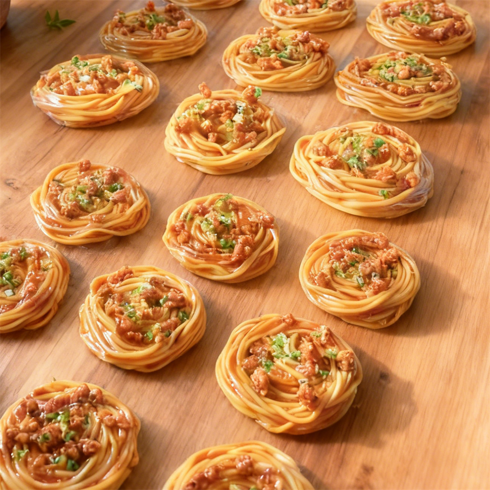 No-Plate Pasta Model Cute Meat - Home Cooking Dishes ulasan dan harga