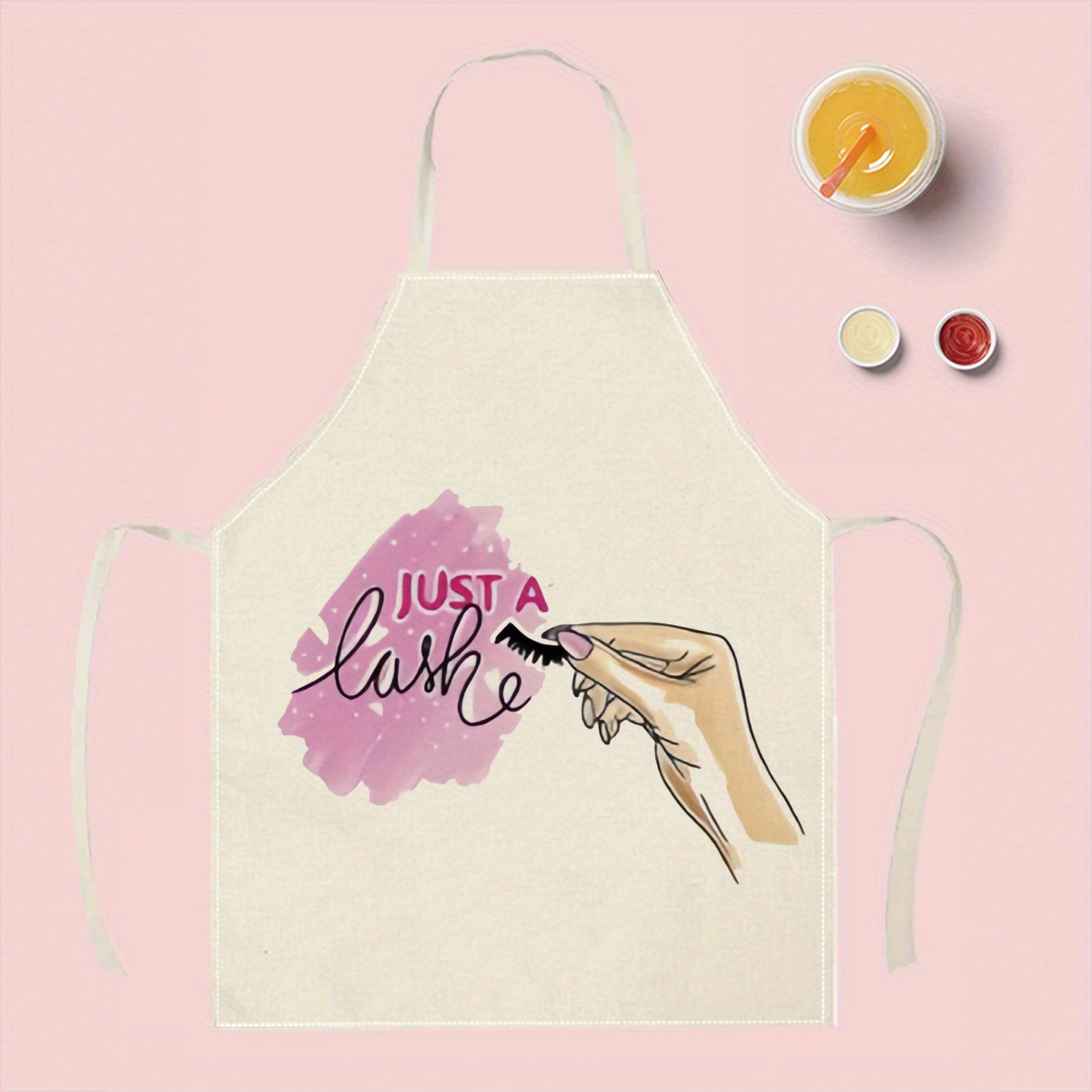 1pc Just A Lash Apron Beauty G - Home Cooking Ideas ulasan dan harga