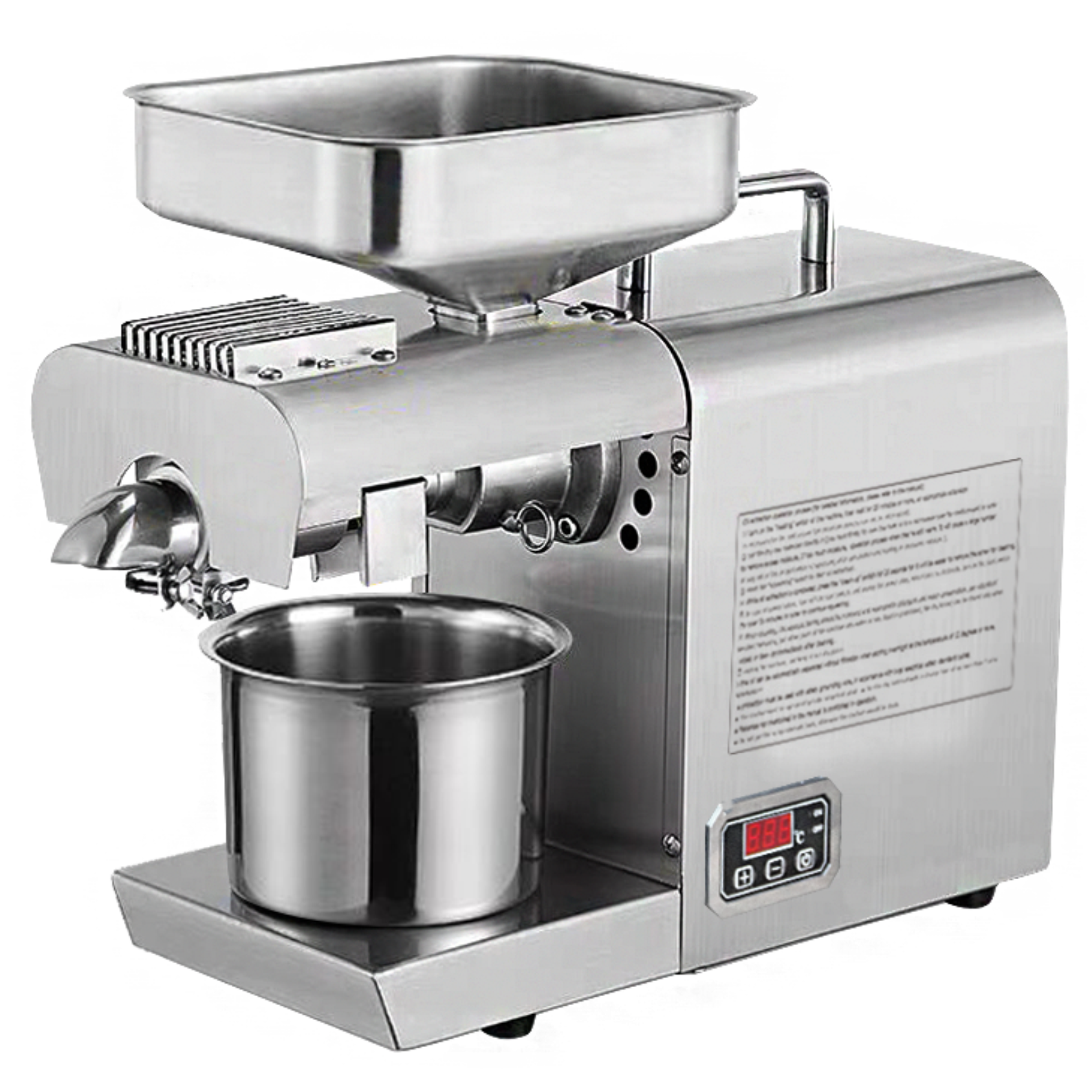 Screw Squeezed Press Cold Pres - Home Cooking Oil Making Machine ulasan dan harga
