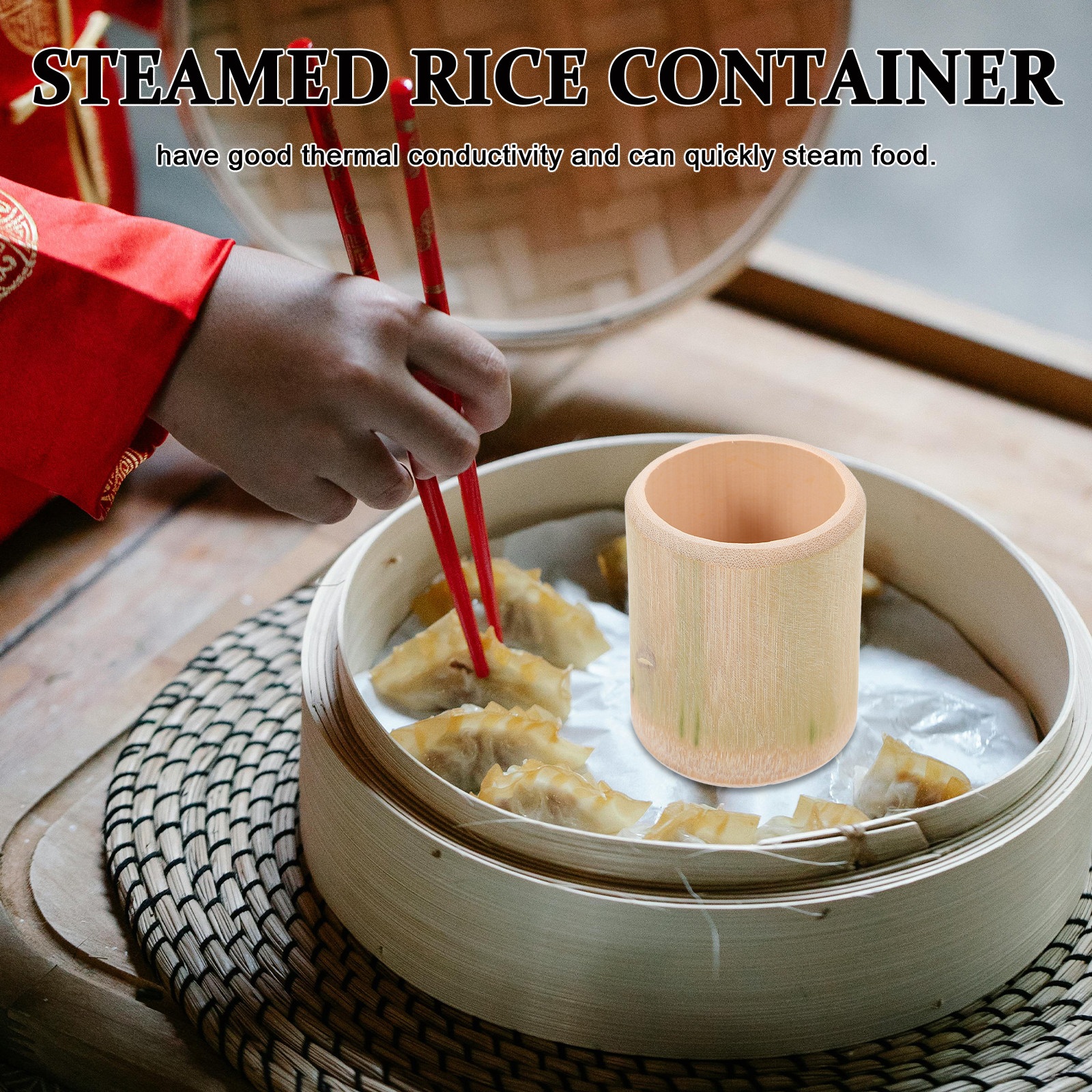 Bamboo Tube Rice Steamer Bucke - Home Cooking Youtube ulasan dan harga