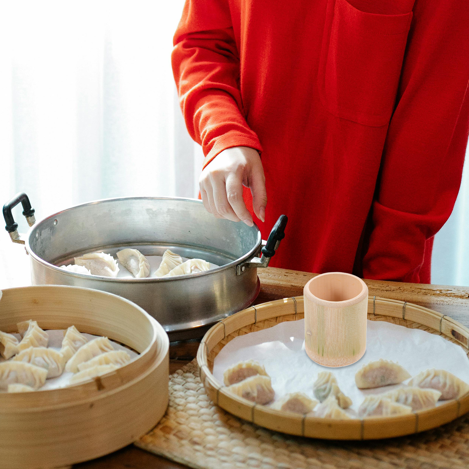 Bamboo Tube Rice Steamer Bucke - Home Cooking Youtube ulasan dan harga